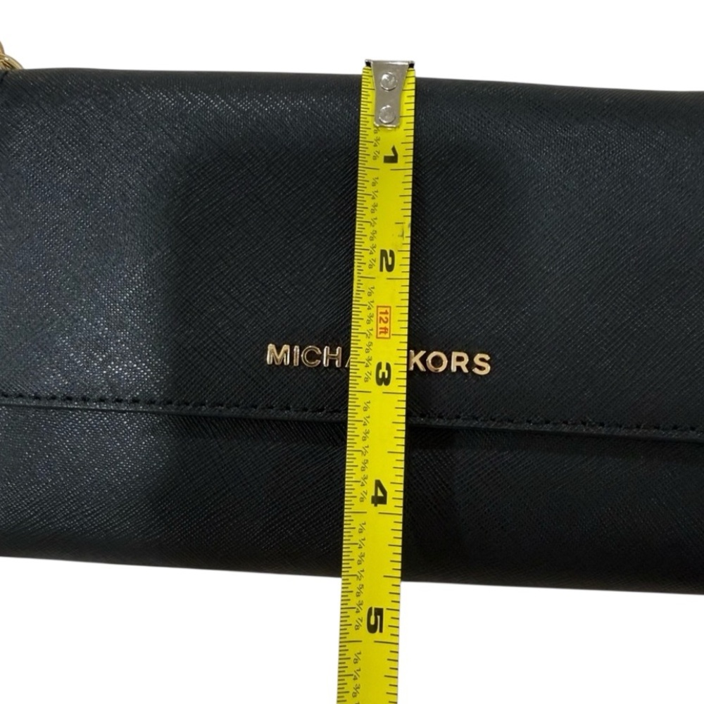 Michael Kors Black Crossbody with Gold Chain - Picture 13 of 13